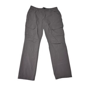 Under Armour Men Loose Fit Cargo Pants Gray 34x30 Nylon Elastane Outdoor‎